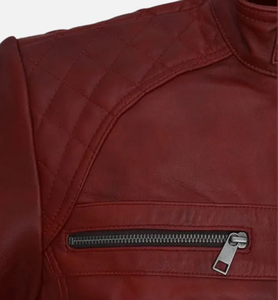 Veste en cuir véritable de créateur décontractée de haute qualité personnalisée OEM Veste faite à la main Vestes pour hommes taille plus respirantes du Pakistan - Product Image 3