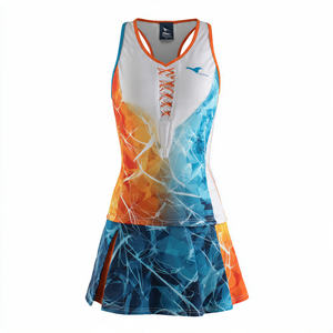 Vestidos de Netball Personalizados por Sublimación, Tops Deportivos sin Mangas para Mujer, Uniforme de Netball 100% Poliéster, Vestidos de Entrenamiento de Netball - Product Image 2