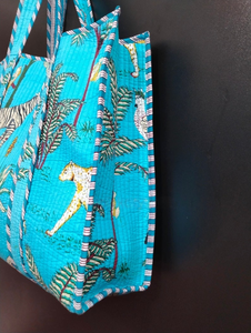 Luxury Premium Tiger Print <b>Tote</b> <b>Bag</b> Water Resistant Made in India by Indian Manufacturer and Exporter for <b>Summer</b> - Product Image 3