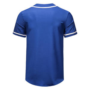 เสื้อเบสบอลโพลีเอสเตอร์สำหรับผู้ชายเสื้อยืดทีมเบสบอลวิทยาลัยเสื้อกีฬาแขนสั้นโลโก้ตามสั่งแบบเรียบสำหรับฤดูร้อน - Product Image 6