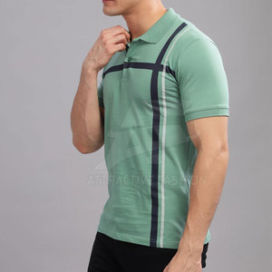เสื้อโปโลผู้ชายสีพื้น สำหรับผู้ใหญ่ ไซส์พลัส เสื้อโปโลผู้ชายสำหรับใส่หน้าร้อน - Product Image 2