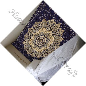 Tapiz de Mandala indio Hippie, tapices colgantes de pared bohemios, arte de pared impreso personalizado, tapiz de Mandala Hippie - Product Image 5