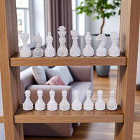 Boîte de rangement en marbre pour jeu d'échecs |   Échiquier en pierre noire et blanche fait main |   Jeu de stratégie classique pour adultes et enfants |   Ange animalier