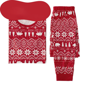 Vêtements de nuit imprimés pour femmes avec manches longues - Product Image 2