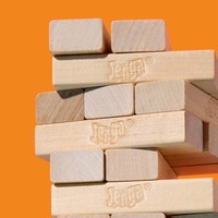 Jeu de Jenga officiel, plus de 6 façons de jouer avec des dés numériques, jeu de blocs original, tour à empiler, pour les enfants de 6 ans et plus