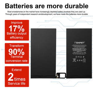 Batteria ricaricabile di ricambio Pro12.9 1st 10307mAh <span class=keywords><strong>Tablet</strong></span> per <span class=keywords><strong>Apple</strong></span> IPad Pro 12.9 A1584 A1652 A1577 batteria portatile - Product Image 6