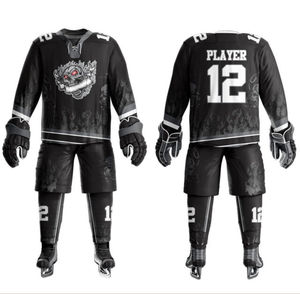 Ensemble d'uniformes de hockey sur glace pour hommes personnalisés de haute qualité Design confortable avec service ODM/OEM - Product Image 6