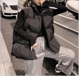 Blouson Bomber Imprimé Style Coréen pour Femme 2023 Coupe Ample Col Montant Réversible Imperméable Respirant en Nylon - Product Image 3