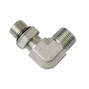 Thép không gỉ giảm tốc O-ring mặt con dấu <span class=keywords><strong>flareless</strong></span> cắn loại ống barb Flare-O Phù hợp số liệu tái sử dụng nptf nam 90 Dep khuỷu tay - Product Image 2