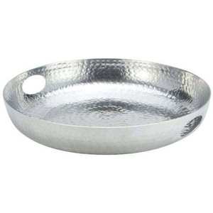 Bandeja para servir comida y fruta de forma redonda de diseño creativo con asa Recién llegado Bandeja para servir en el hogar y la cocina a precio mayorista - Product Image 5