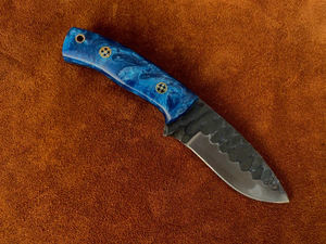 Couteau de chasse Skinner personnalisable fait à la main Lame en acier à haute teneur en carbone Poignée en résine de qualité industrielle pour le camping en plein air. - Product Image 5