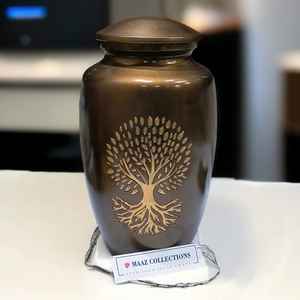 Urnas de metal de calidad superior, elegantes y seguras para honrar a los seres queridos, suministros funerarios al mejor precio - Product Image 1