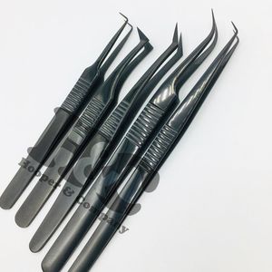 Pince à épiler d'extension de cils personnalisée avec logo en acier inoxydable accepté Ensemble de pinces à cils durables en vison imprimé diamant logo d'emballage - Product Image 6