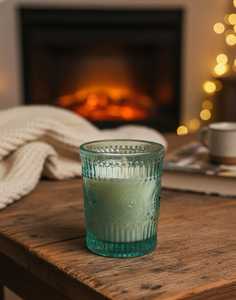 เทียนหอมแก้วดีไซน์หรู ติดไฟนาน ไร้ควัน ทำจากไขถั่วเหลือง สำหรับตกแต่งบ้านอย่างดีที่สุด โรงงานรับผลิตแบบ OEM ขายส่ง - Product Image 3