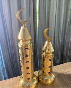 Porte-lampe Ramadan Bougeoir Ramadan en acier inoxydable Bougeoir Ornements de célébration islamiques à prix raisonnable - Product Image 3