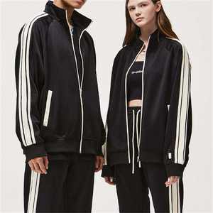 Logo personnalisé étiquette étiquette de haute qualité hommes survêtements décontracté deux pièces ensemble athlétique Jogging fermeture éclair sport survêtement survêtement vêtements de sport - Product Image 3