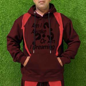 ชุดลำลองแฟชั่นสตรีทแวร์แบบยูนิเซ็กซ์ ผ้าฝ้าย 100% ชุดฮู้ดดี้และกางเกงจ็อกเกอร์แบบยืดหยุ่น ชุดเซ็ต 2 ชิ้น กางเกงคาร์โก้ ชุดวอร์ม สำหรับฤดูหนาว - Product Image 5