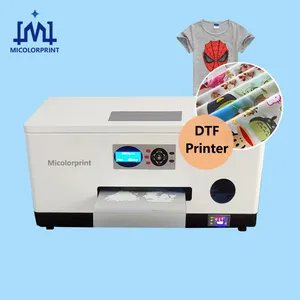 Micolorprint-Película de transferencia térmica pet, impresora de tamaño dtf a3, de escritorio, Impresión de cualquier cosa