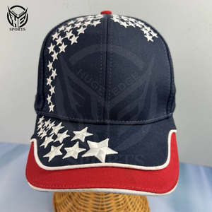 Gorra de béisbol vintage de 100% algodón con 6 paneles y logotipo personalizado bordado - Product Image 1