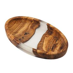 Best Quality Wood Resin Bowl Food Fruit Serving Bowl Unique Design Round Best Selling <b>Tableware</b> & Dinnerware Bowl Tabletop - Product Image 2