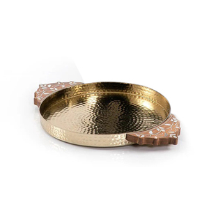 Plateau de service en aluminium robuste poli argent avec haute capacité et robuste adapté à la restauration professionnelle - Product Image 6