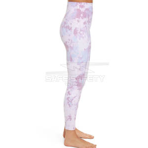 Mallas de Yoga para gimnasio personalizadas de calidad superior para mujer, pantalones elásticos de cintura alta con estampado de sublimación para Fitness, ropa de Yoga al por mayor - Product Image 4