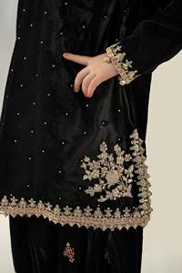 Luxury Pakistani Kids Girls Formal Embroidered Acrylic Net Lehenga Choli for Wedding Eid Birthday and Festive Events - Product Image 5