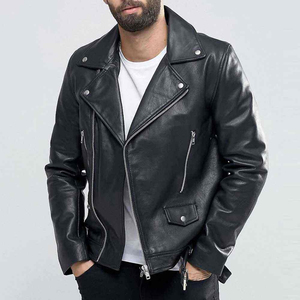 Chaqueta de cuero ligera y elegante para hombre, tela de lona, nuevo diseño, ropa larga a la venta - Product Image 3