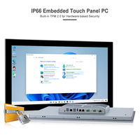 Ordinateur industriel 21,5 pouces N97, tablette tactile LCD, 8 Go DDR5, 128 Go, PC à montage mural, RS232, Win11 intégré