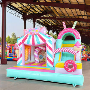 Casa hinchable inflable de helado de grado comercial con tobogán Juegos al aire libre Combo Nuevo diseño Candy Jumping Castle <span class=keywords><strong>en</strong></span> venta - Product Image 3