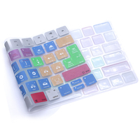 Couverture de clavier en silicone pour raccourcis Logic Pro X/Premiere Pro CC/PS