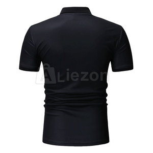 T-shirts polo de couleur personnalisée avec logo personnalisé Service OEM Nouveaux T-shirts polo pour hommes adultes - Product Image 3
