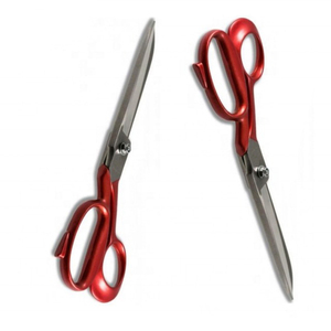 Nouveau Style En Acier Inoxydable Industriel DIY Tailleur Ciseaux De Coupe Poignée Rouge Lisse Cisaillement Snipping Broderie En Gros - Product Image 6