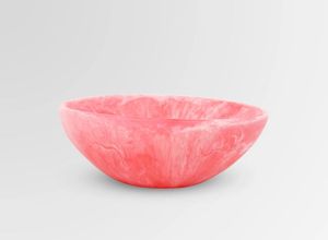 HACER TRADICIÓN ALIKE CUENCO PERSONALIZADO PARA SERVIR ENSALADAS Tazón de resina Resina transparente con acentos únicos Plato de resina elegante para servir - Product Image 3