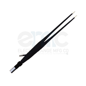 Fórceps de irrigación bipolar de acero inoxidable europeo, enchufe plano aislado antiadherente, fuente de alimentación Manual, base de instrumento quirúrgico - Product Image 2