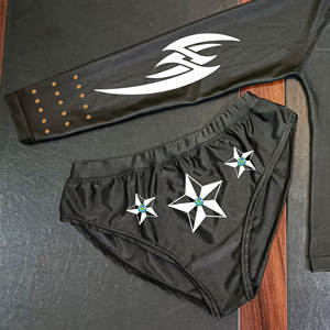 Traje de baño sexy de dos piezas para playa y piscina Traje de baño personalizado para mujer Bikini de cintura alta/Una pieza Múltiples colores y tamaños - Product Image 4