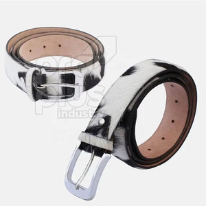 Ceinture en cuir de vachette faite à la main pour homme, décontractée, pour le bureau, boucle en acier de luxe, durable, écologique - Product Image 4