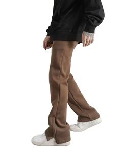 Nouveau pantalon de jogging à cordon personnalisé 2024, survêtement de grande taille, pantalon de survêtement, pantalon de survêtement fendu empilé pour hommes - Product Image 2