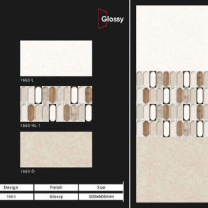 Azulejos cerámicos de pared de primera calidad de 300x600 mm para baño y cocina, acabado brillante, mate, con efecto de azúcar tallado, diseño de pared interior de lujo. - Product Image 1