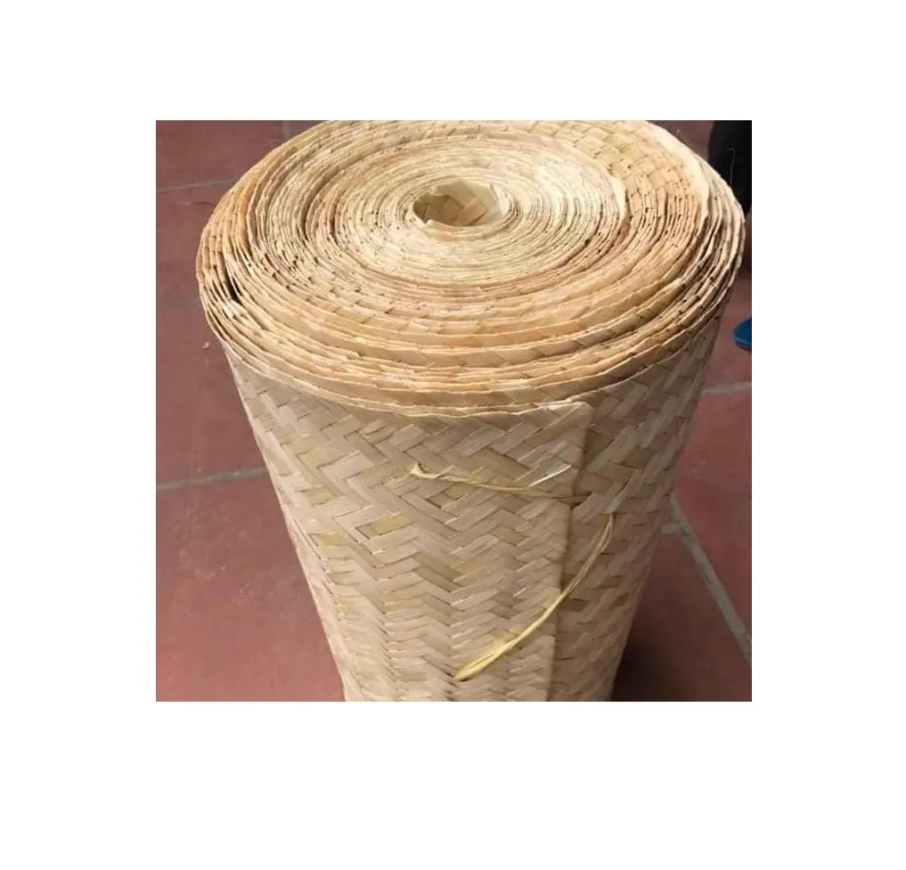 Cubierta de pared de bambú para techo, estera tejida, alta calidad, 0084947900124