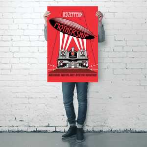 Póster de Led Zeppelin - Gráfico de la Mothership con impresión digital - Product Image 2