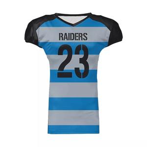 Personnalisé Vintage Respirant Séchage Rapide Polyester Mesh Jersey Imprimé Logo De L'équipe Sportswear Adulte Unisexe Chemises De Football Américain - Product Image 2