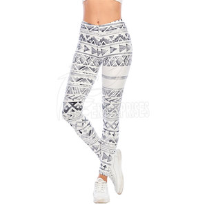 High Quality Women's Slim Fit Casual <b>Leggings</b> Custom Logo Design Sublimation Breathable Seamless Yoga Gym Wear <b>Low</b> Mid <b>Waist</b> - Product Image 1