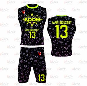 Uniformes de fútbol personalizados de alta calidad 7 en 7 7V7 Uniforme de fútbol sublimado Compresión 7 en 7 7on7 Uniforme - Product Image 5