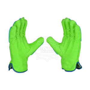 Guantes ligeros de cuero antiimpacto de alta resistencia Guantes antideslizantes de seguridad resistentes a impactos al por mayor - Product Image 2