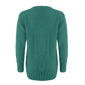 Suéter Casual de Invierno para Mujer, Moderno, con Mangas Regulares, Puños y Dobladillo Acordonados, Cómodo, 100% Cachemira - Product Image 4