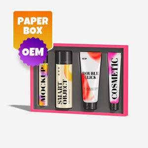 Caja de embalaje de cuidado de la piel ecológica OEM de etiqueta privada con impresión personalizada y troquelado - Product Image 1