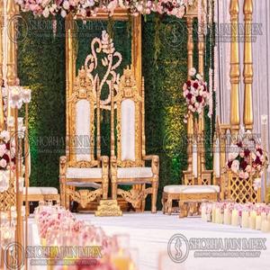 เก้าอี้เวทีแต่งงานรูปทรงใบไม้ - Product Image 5