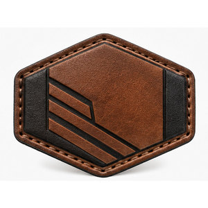 Écussons en cuir sur mesure, étiquettes personnalisées avec logo, badges décoratifs à coudre pour chapeaux, artisanat, accessoires de mode et image de marque - Product Image 1