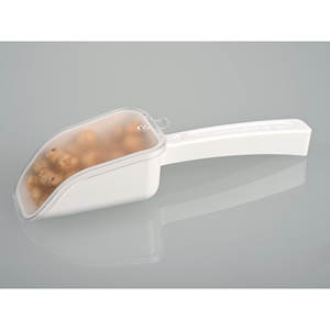 Cuchara desechable Laboplast con mango ergonómico, fácil de usar, material PS, capacidad de 50 ml, Burkle GmbH, suministros de laboratorio, fabricado en Alemania - Product Image 2